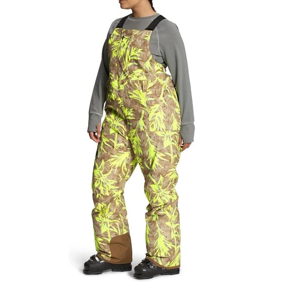 The North Face Womens Freedom Insulated Waterproof Snow Ski Pants Bibs 2XL Short - Picture 13 of 13